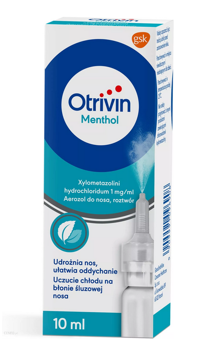 Otrivin Menthol 0 1 Nosov Sprej 10ml Internetov Lek Re MAGISTER Sk   Otrivin Menthol 10ml 